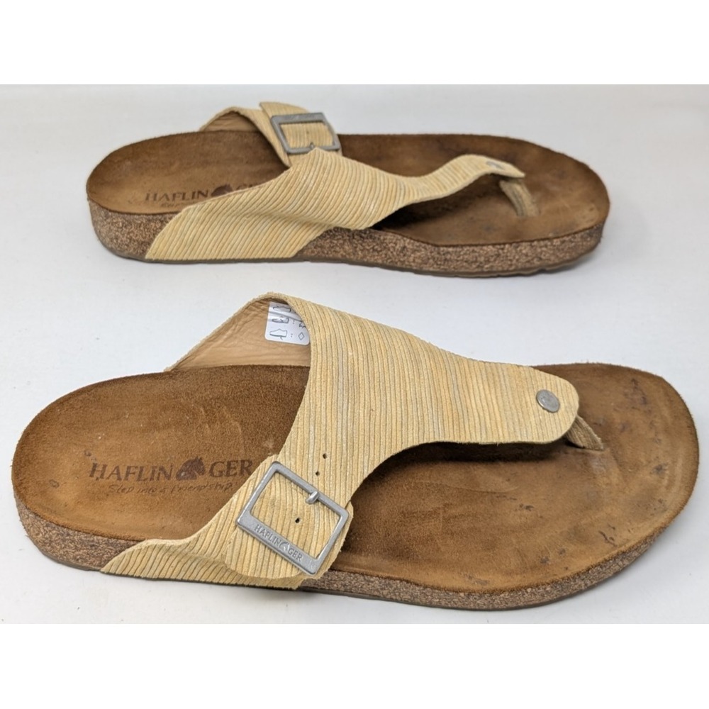 Haflinger Bio Conny Women's Size 42‎ / 11 Sandals 819018-1558 Yellow Leather